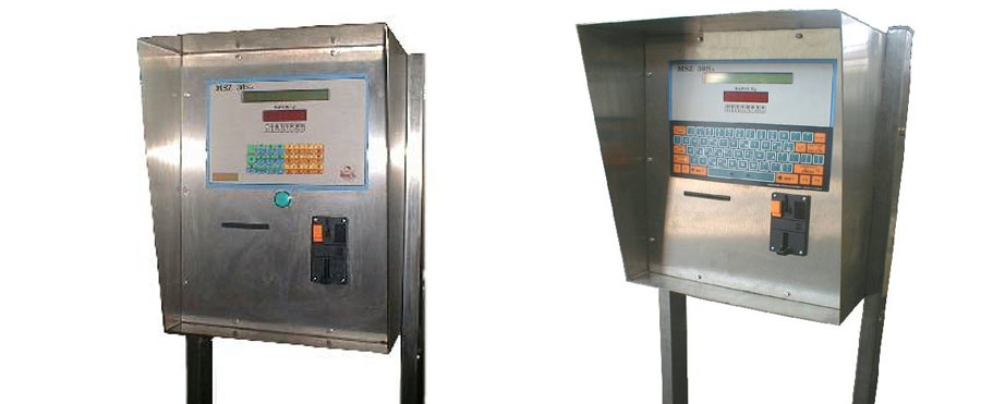 Ηλεκτρονικό Ζυγιστήριο τύπου MSZ 30SA Αλφαριθμητικό με Κερματοδέκτη της εταιρίας Αλεξίου ΑΕ ζυγιστικές μηχανές
